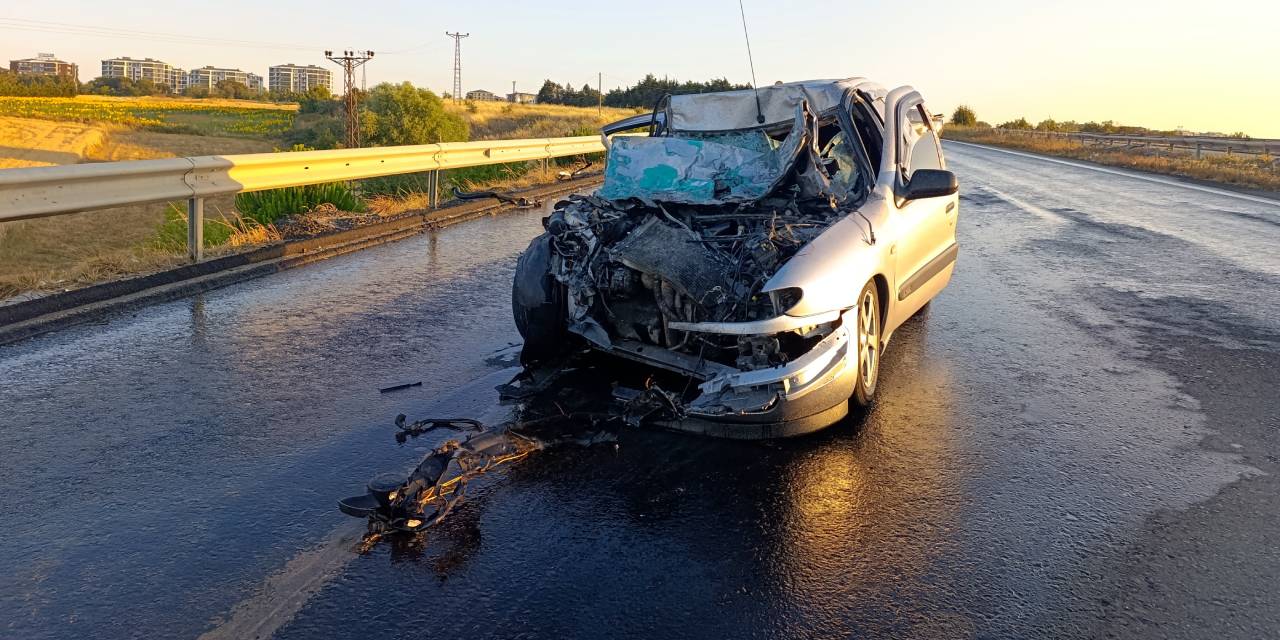 Tekirdağ'da feci kaza: 29 yaşında hayatını kaybetti