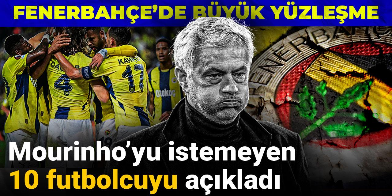 Mourinho’yu istemeyen 10 futbolcuyu açıkladı: Fenerbahçe’de büyük yüzleşme