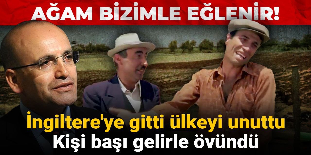 Ağam bizimle eğlenir! İngiltere'ye gitti ülkeyi unuttu: Kişi başı gelirle övündü