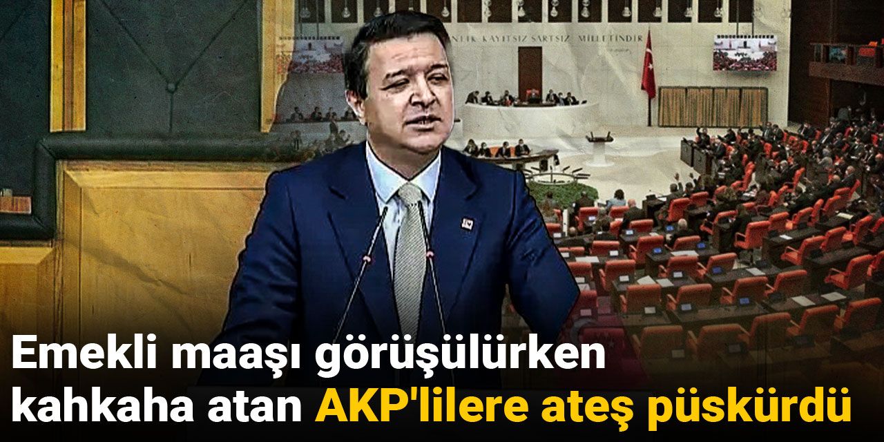 Emekli maaşı görüşülürken kahkaha atan AKP'lilere ateş püskürdü