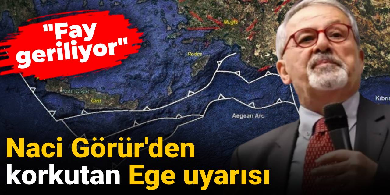 Naci Görür'den korkutan Ege uyarısı: Fay geriliyor