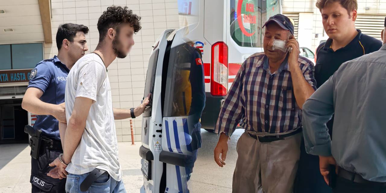 15 yaşındaki çocuk yaşlı adamı darbetti! Sebebi pes dedirtti