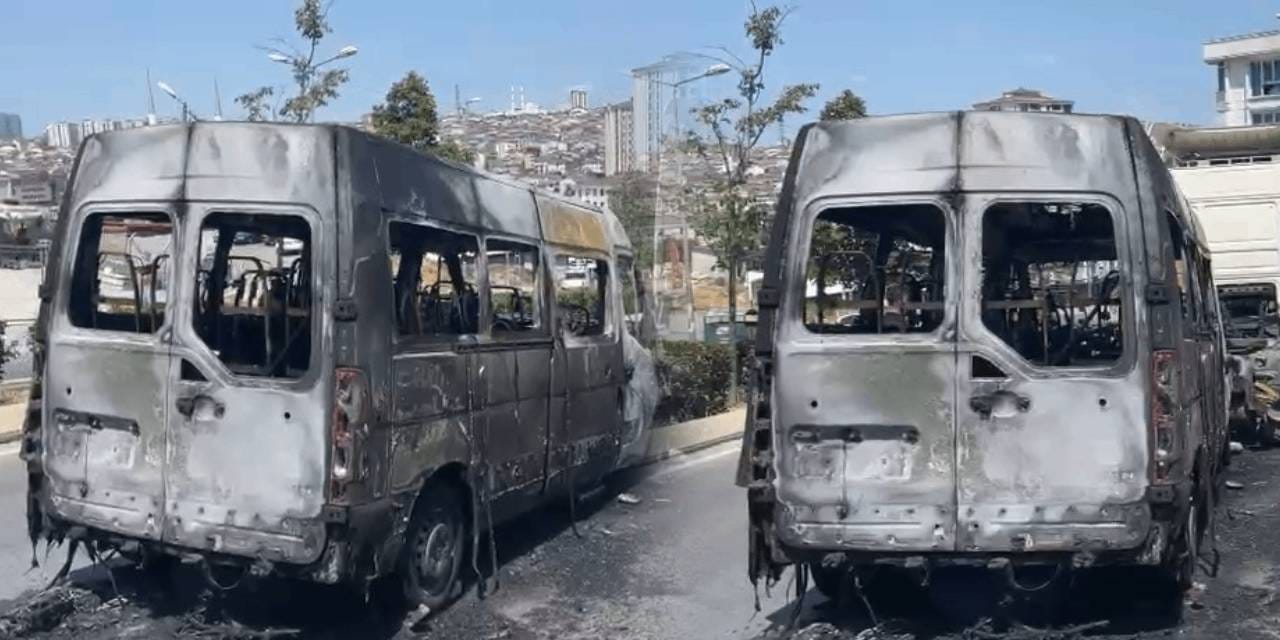 Esenyurt’ta dehşet anları! Bir anda alev topuna döndü