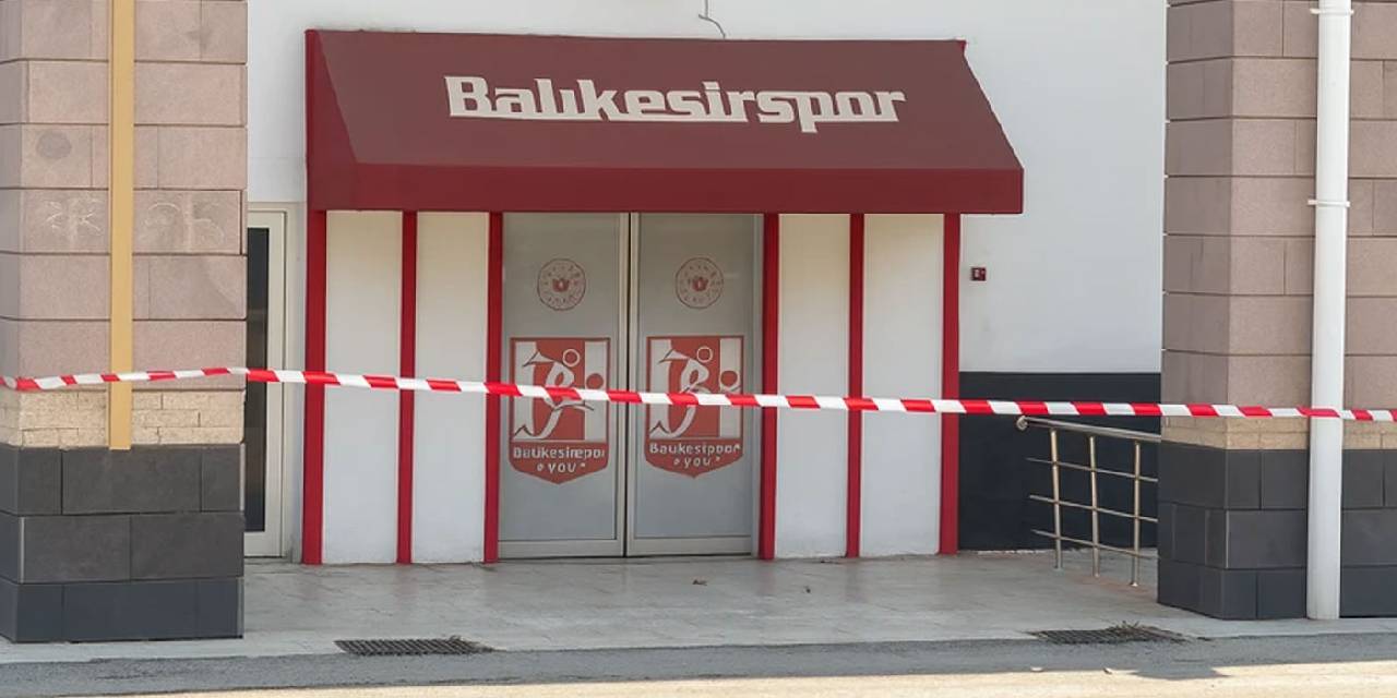 Balıkesir Stadı'nın etrafına şerit çekildi
