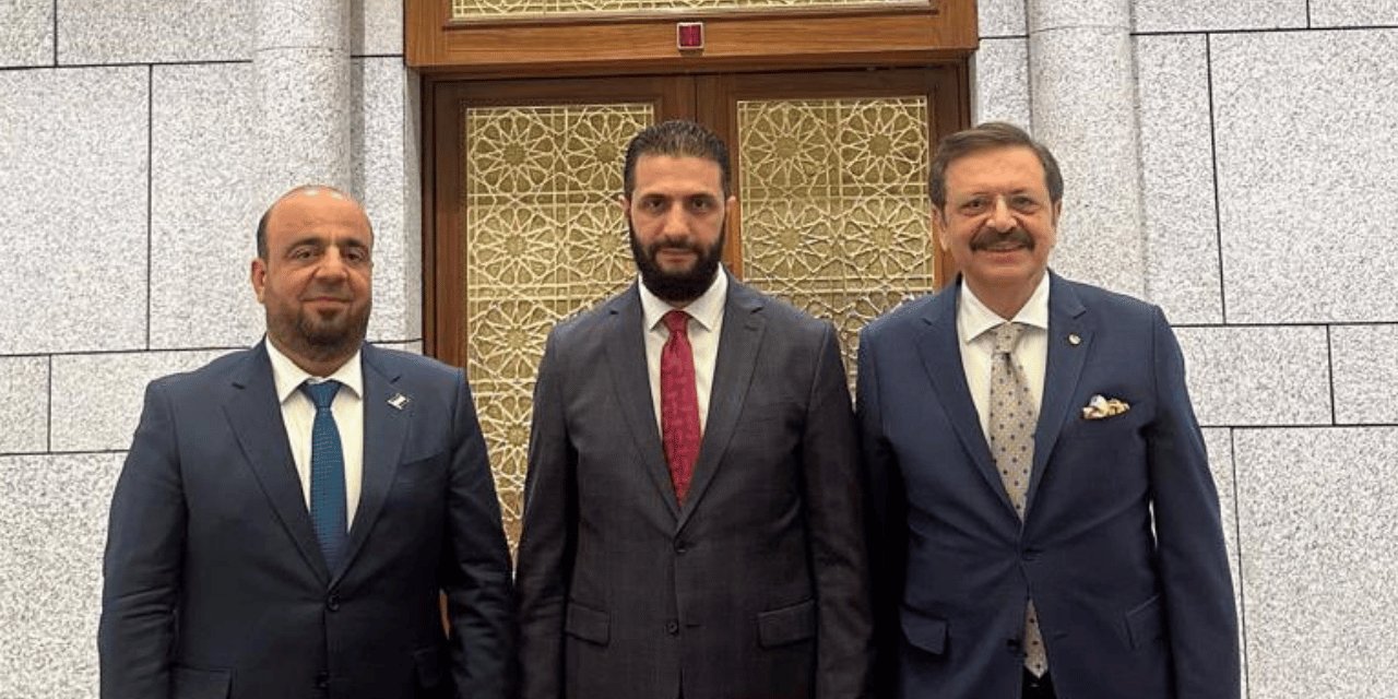 TOBB Başkanı Hisarcıklıoğlu Suriye'de Şara ile görüştü