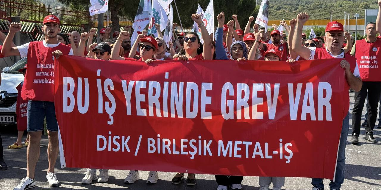 Manisa’da Accell bisiklet işçileri greve çıktı!