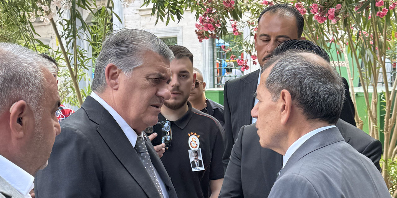 Dursun Özbek ve Serdal Adalı ünlü iş adamını yalnız bırakmadı