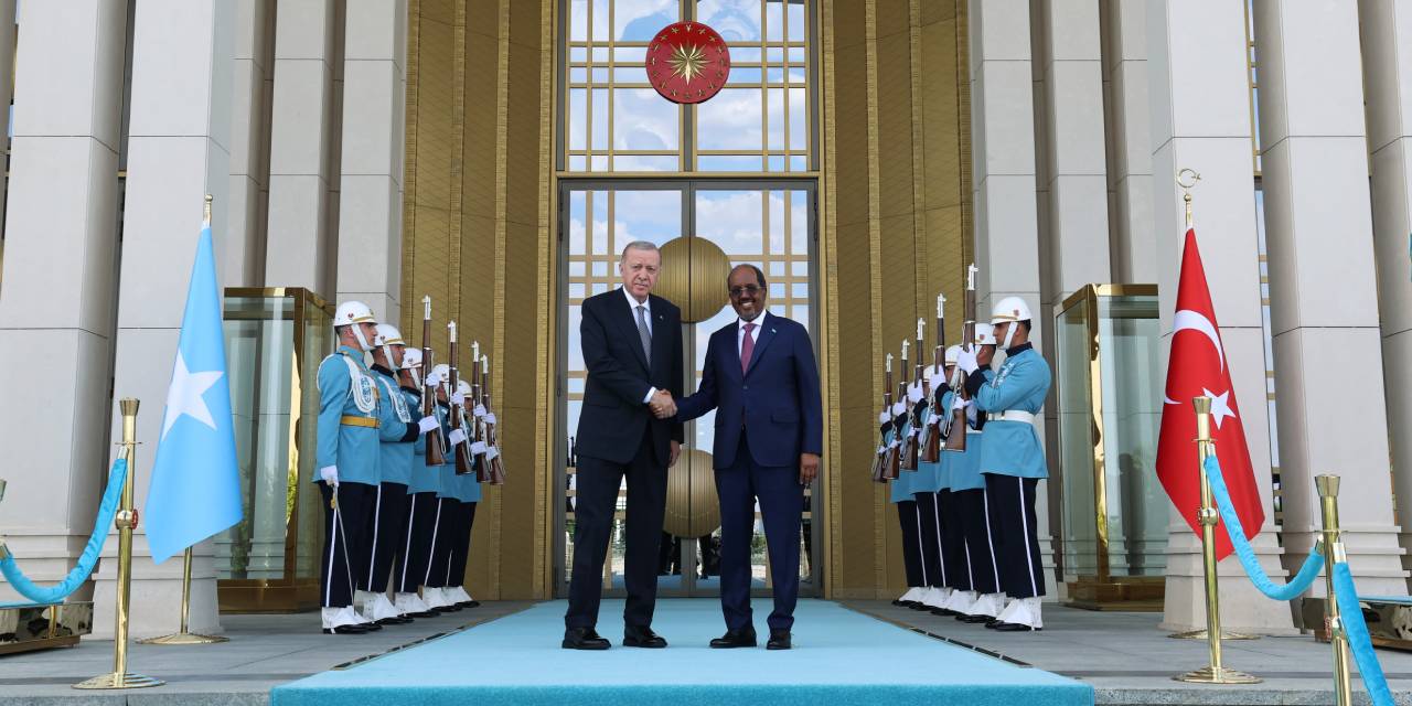 Erdoğan Beştepe'de Somali Cumhurbaşkanı ile görüştü