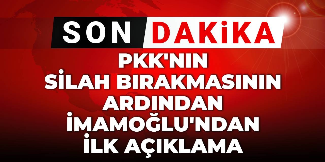 SON DAKİKA| Silah bırakma sonrası İmamoğlu'ndan açıklama