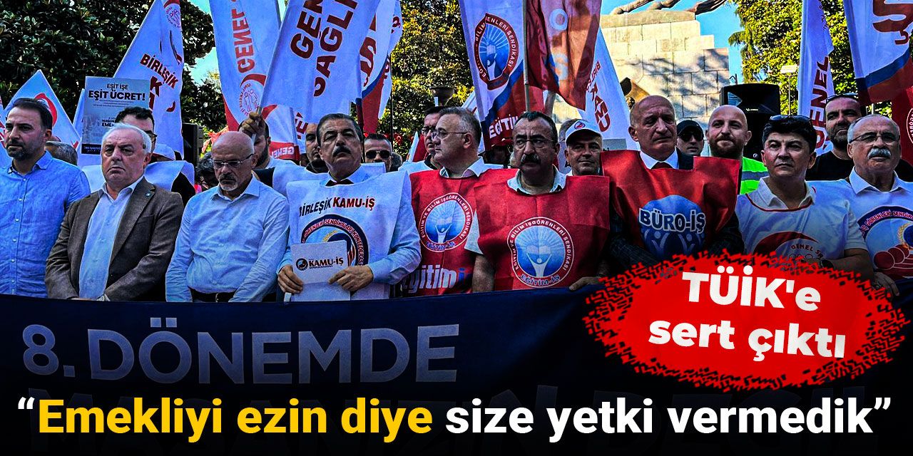 TÜİK'e sert çıktı:  Emekliyi ezin diye size yetki vermedik