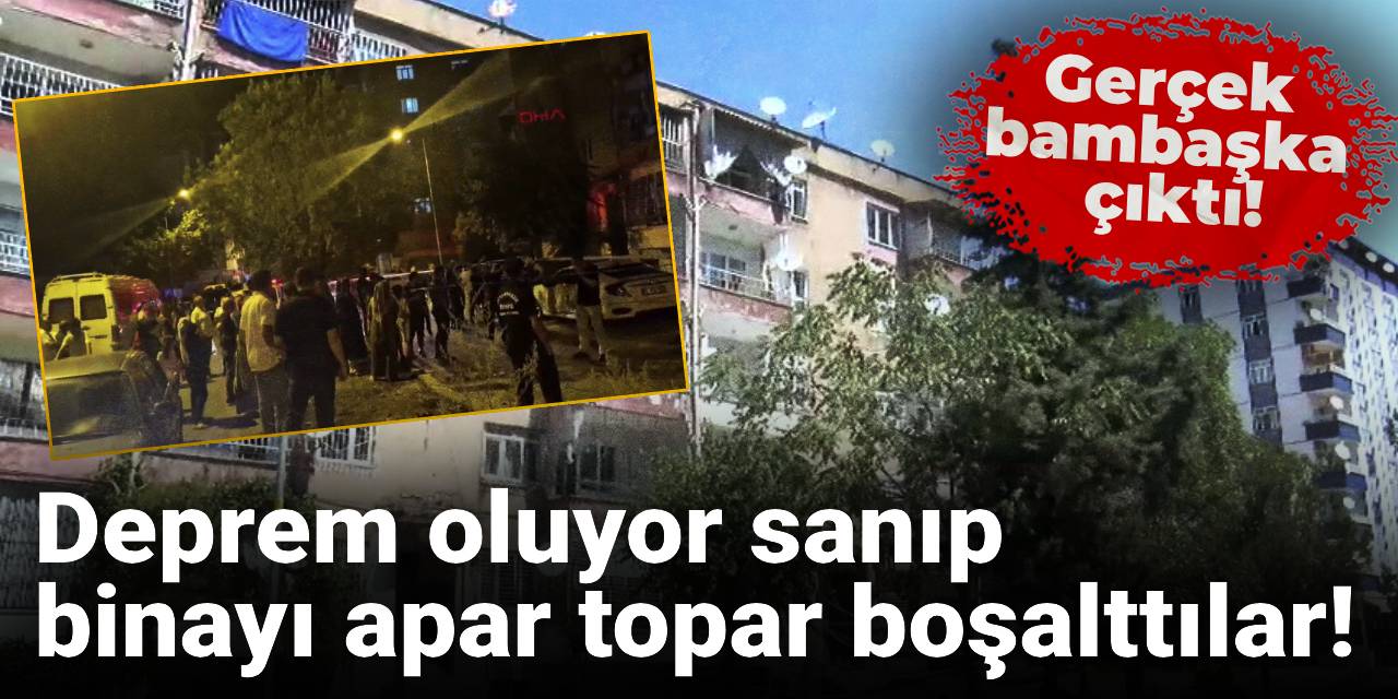 Deprem oluyor sanıp binayı apar topar boşalttılar! Gerçek bambaşka çıktı
