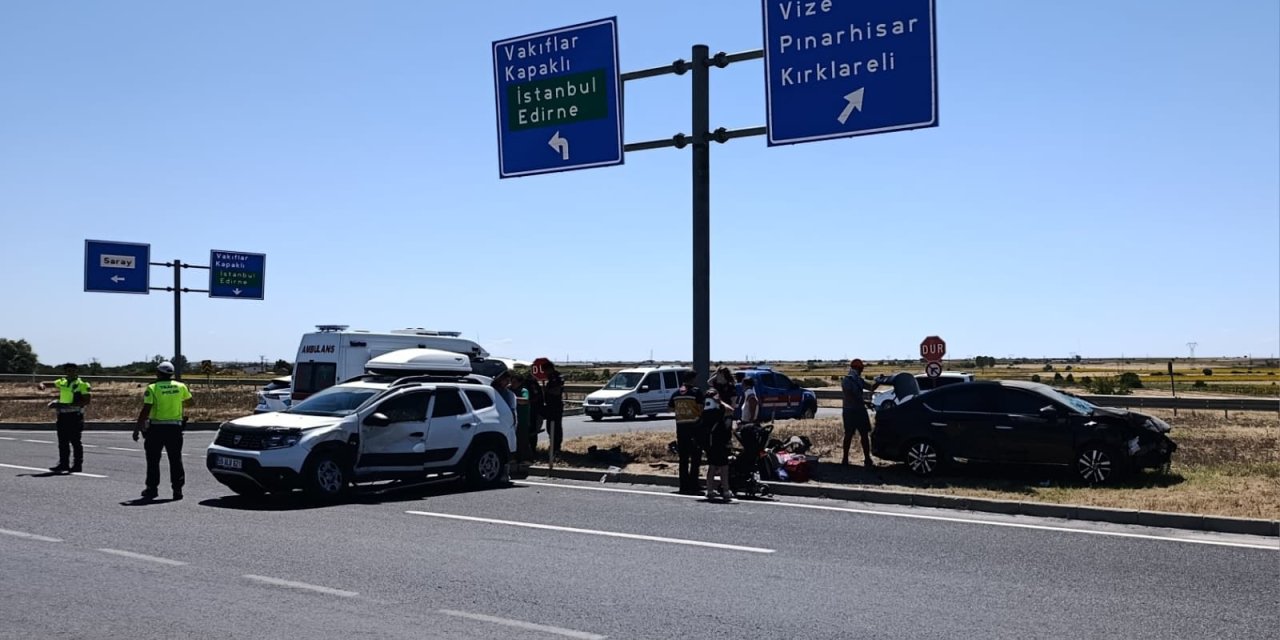 Tekirdağ'da feci kaza