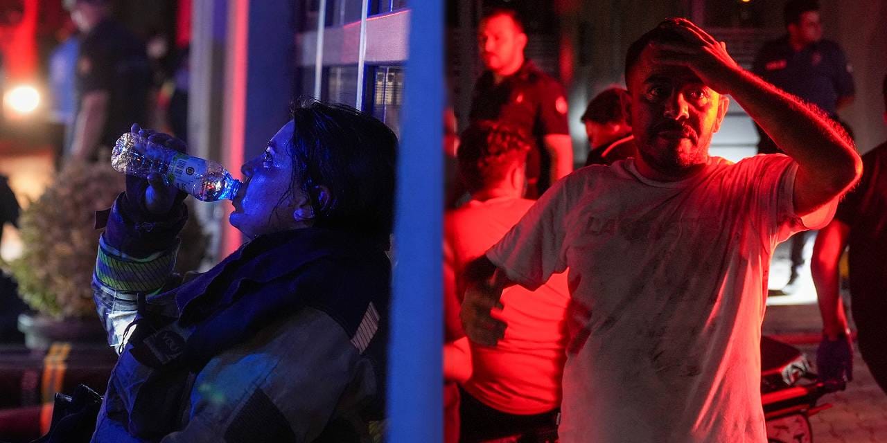 26 katlı binada yangın: Tahliyeler sürüyor