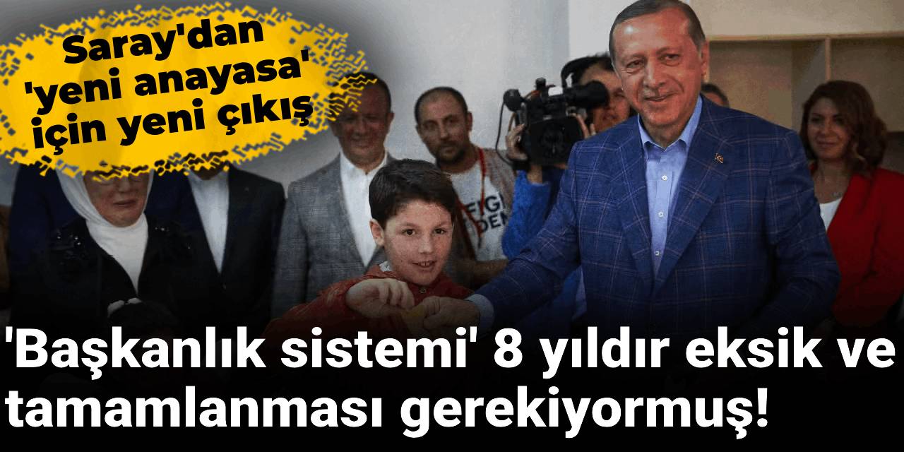 Mehmet Uçum'a göre 'Başkanlık sistemi' 8 yıldır eksik ve tamamlanması gerekiyor!