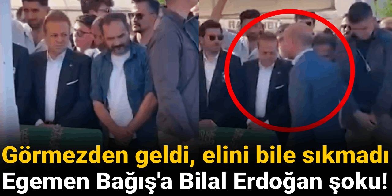 Egemen Bağış'a Bilal Erdoğan şoku! Görmezden geldi, elini bile sıkmadı