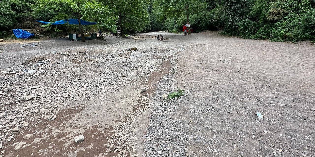 Sakarya'da Maden Deresi ve şelalesi kurudu