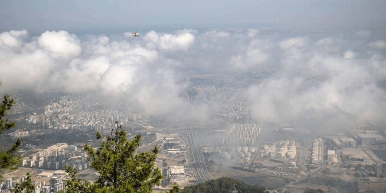 Antalya’da nem yüzde 85’e çıktı, şehir buhar bulutuna büründü