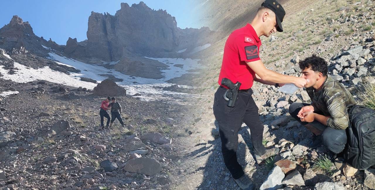 Erciyes Dağı'nda mahsur kalmıştı: Dağcıdan güzel haber geldi