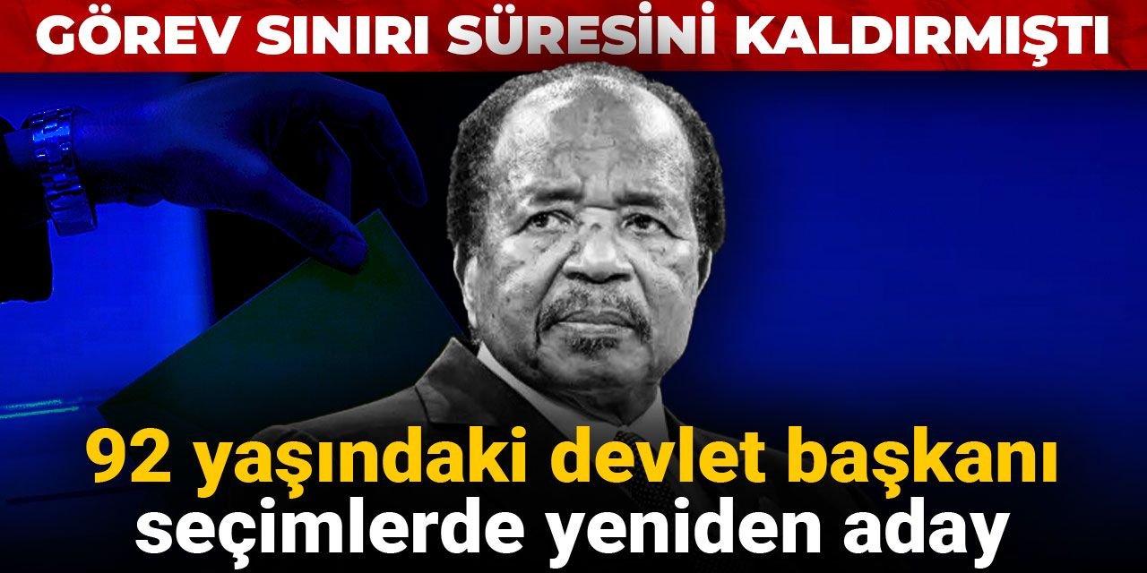 Görev sınırı süresini kaldırmıştı! 92 yaşındaki devlet başkanı seçimlerde yeniden aday