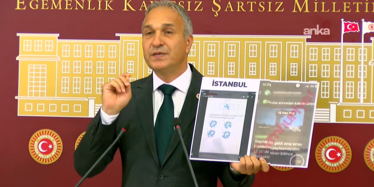 LGS skandalı büyüyor CHP'li Özçağdaş duyurdu!  "LGS soruları orjinal PDF ile sınav sırasında paylaşıldı"