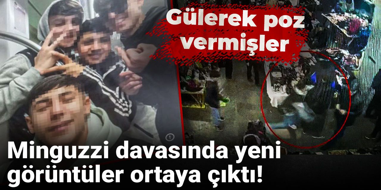 Minguzzi davasında yeni görüntüler ortaya çıktı! Gülerek poz vermişler