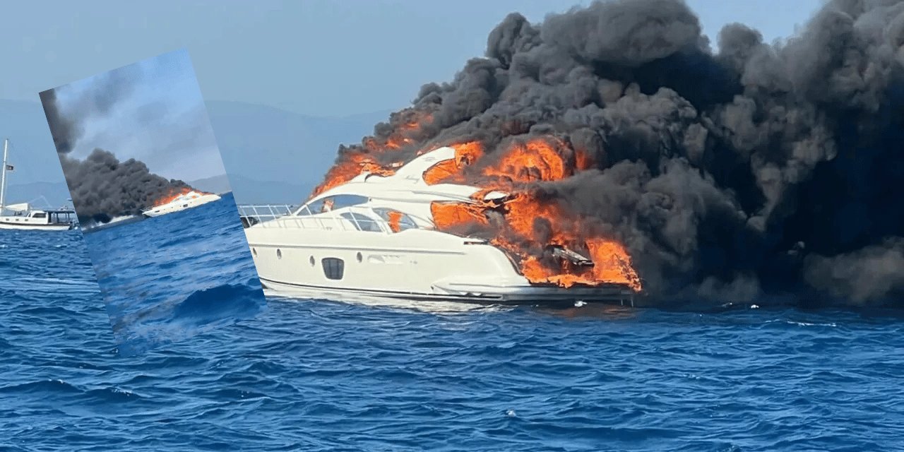 Alev alev yanmıştı: Lüks yatın sahibi bakın kim çıktı!