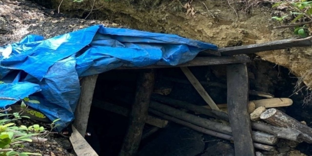 Kaçak maden ocakları imha edildi