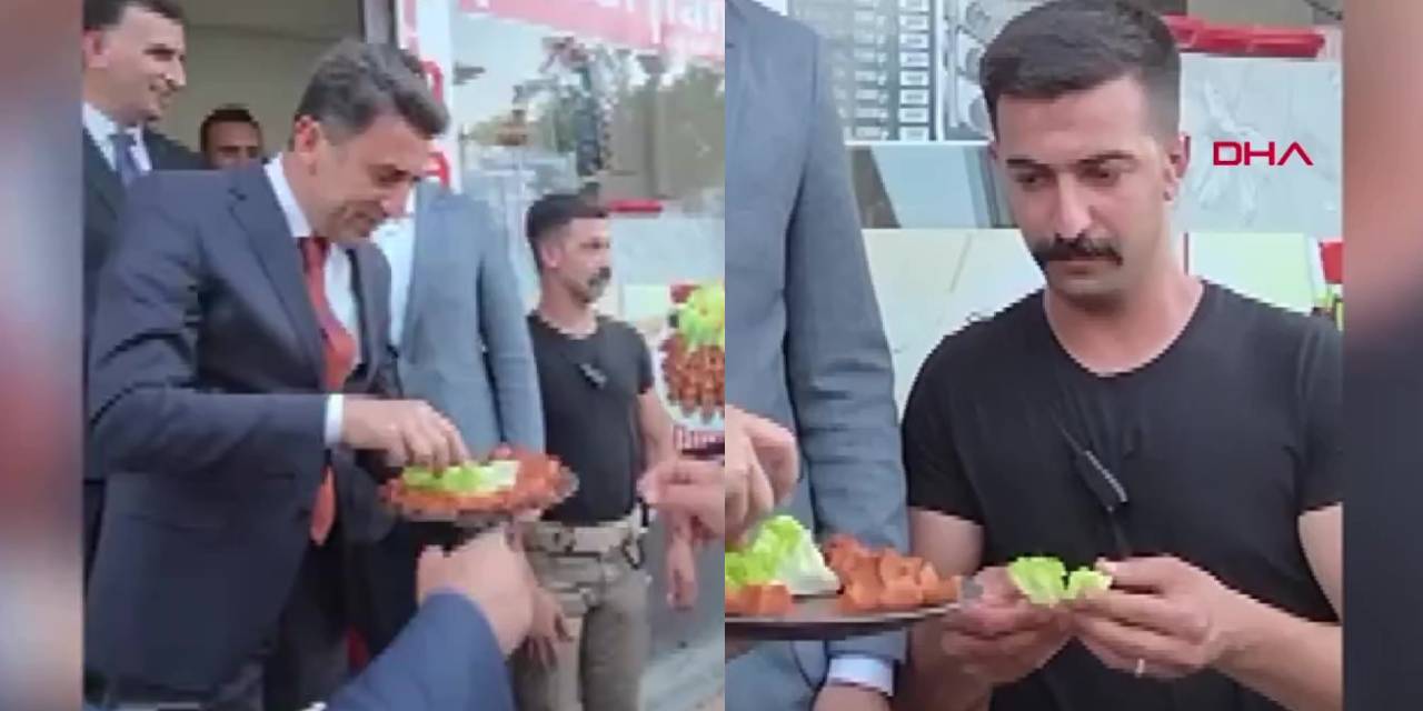 Validen koruma polisine marul ikramı