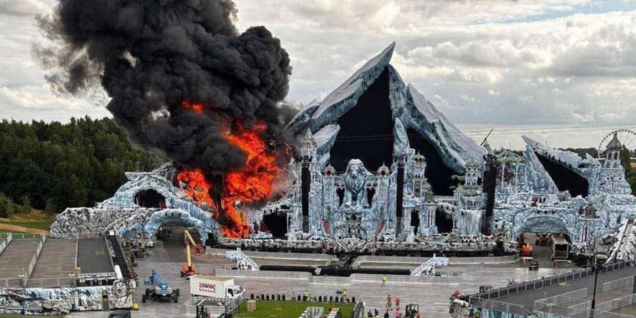 Dünyaca ünlü festivalde yangın paniği!
