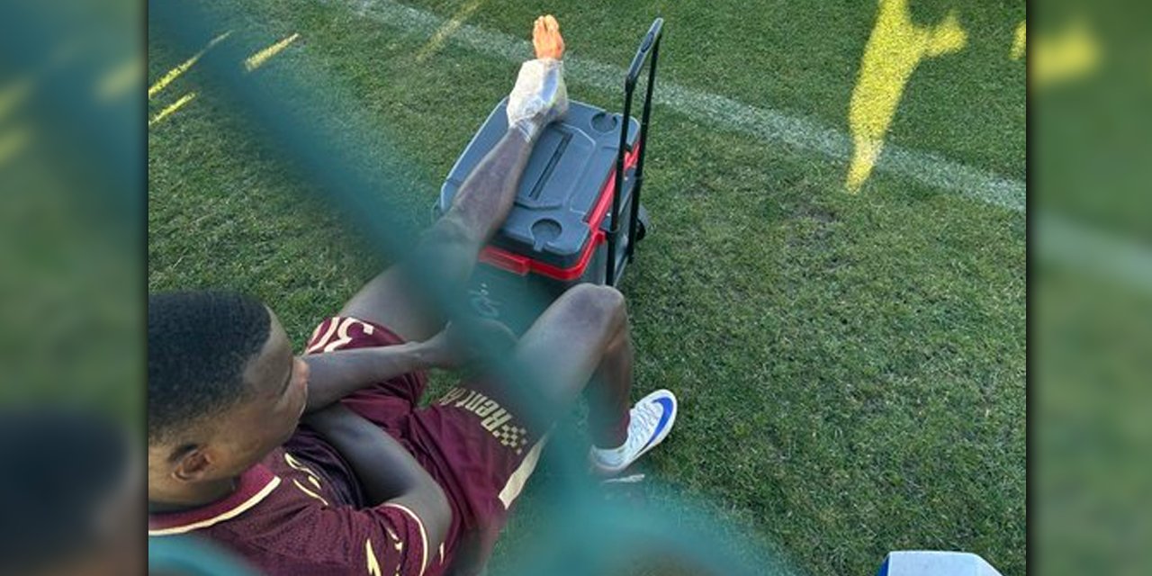 Trabzonspor'da Onuachu şoku: Maça devam edemedi