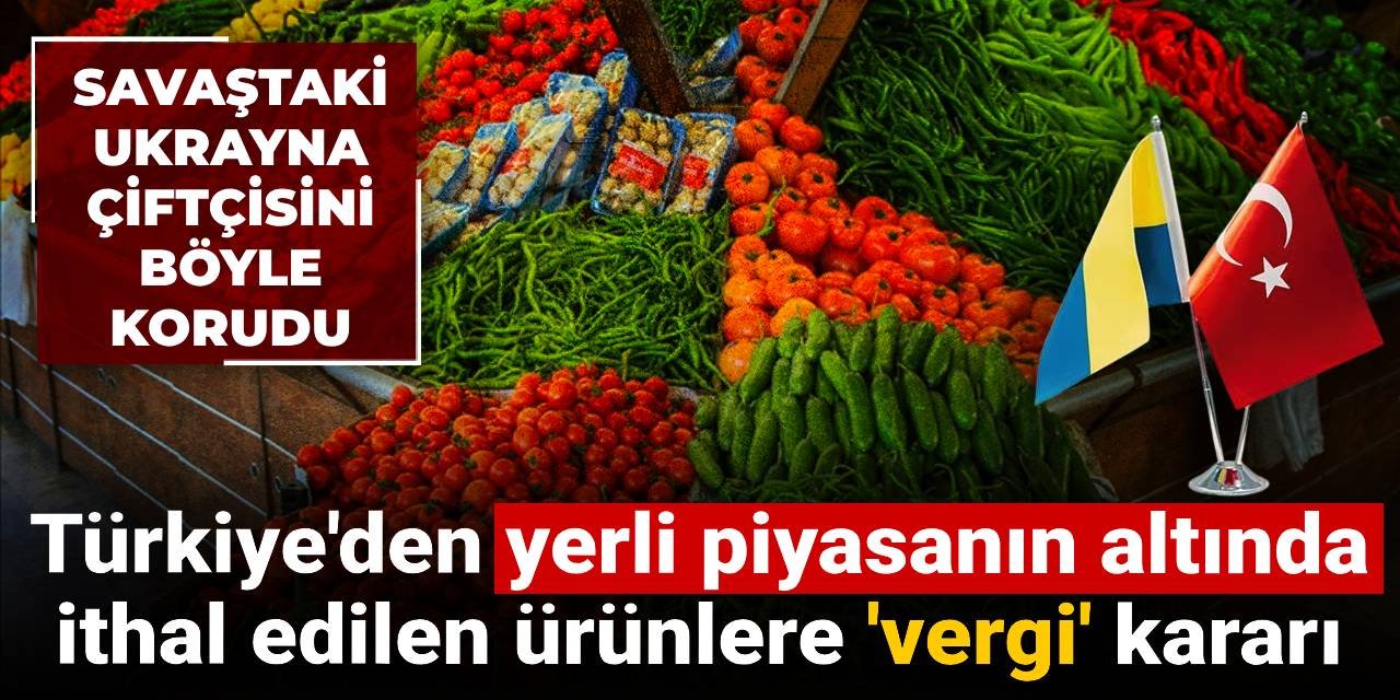 Savaştaki Ukrayna çiftçisini böyle korudu: Yerli piyasanın altında ithal edilen Türk ürünlerine 'vergi' kararı
