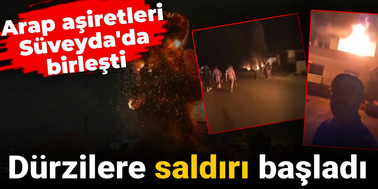 Arap aşiretleri birleşti: Dürzilere saldırı başladı