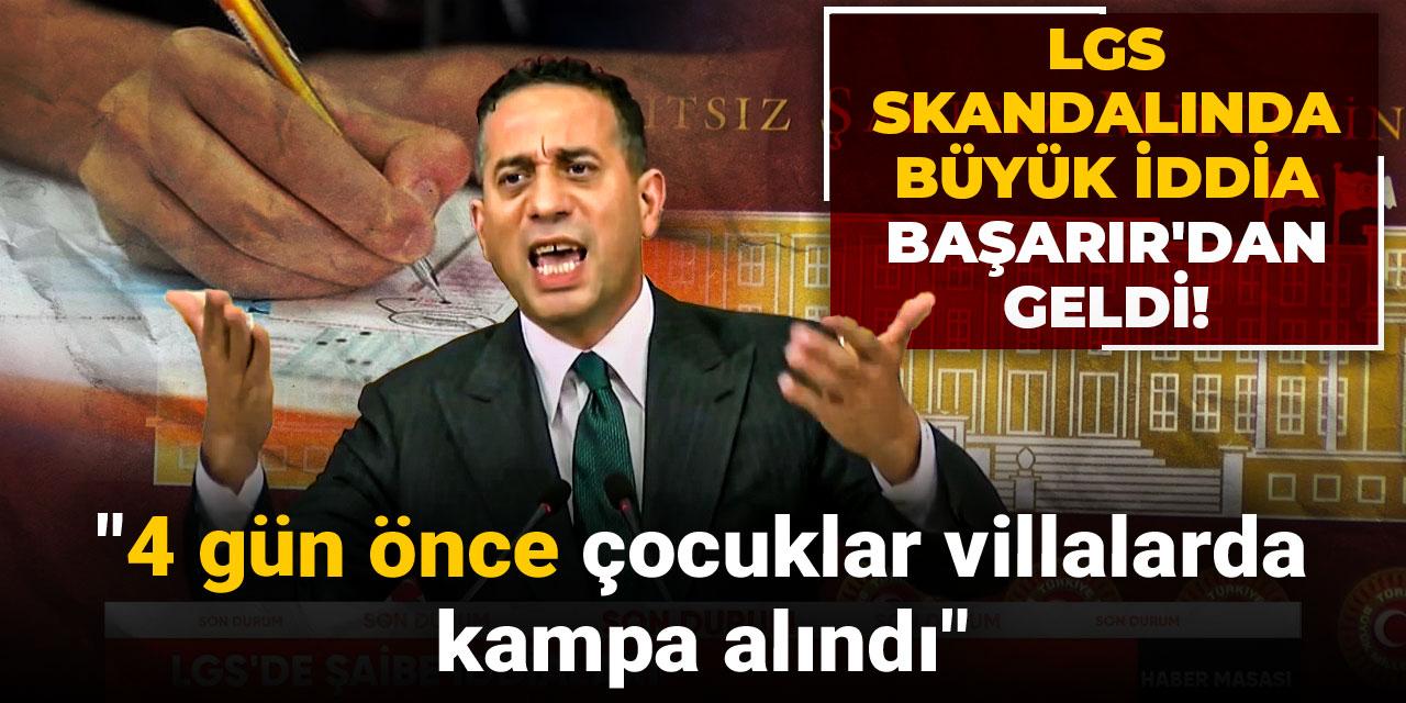 CHP'li Başarır: LGS'den 4 gün önce çocuklar villalarda kampa alındı