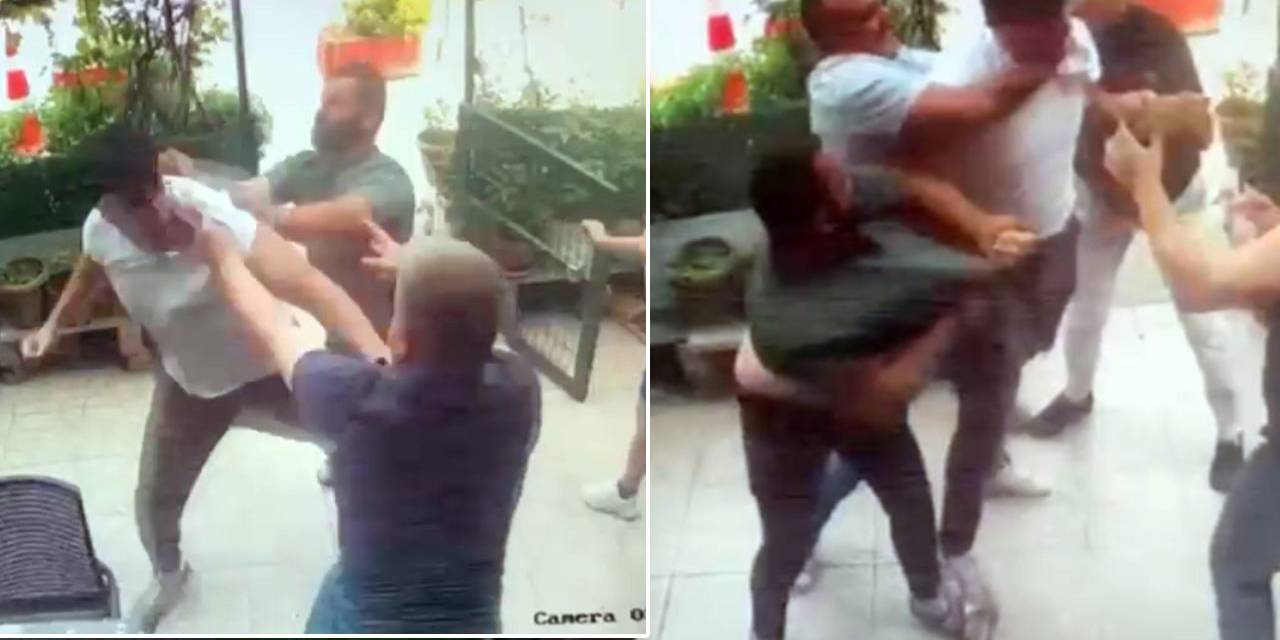 Kız arkadaşını hatalı park sebebiyle uyaran esnafa saldırdı