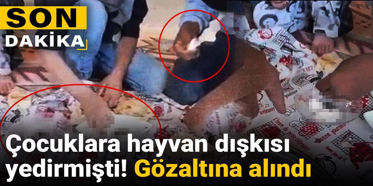 Hayvan dışkısı yedirmişti: Göza