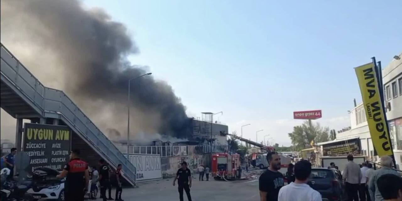 CHP'li Veli Ağbaba'nın ailesine ait işyerinde yangın çıktı