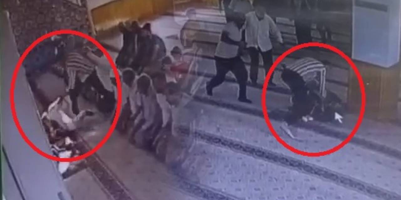 Camideki cinayet anbean güvenlik kamerasında