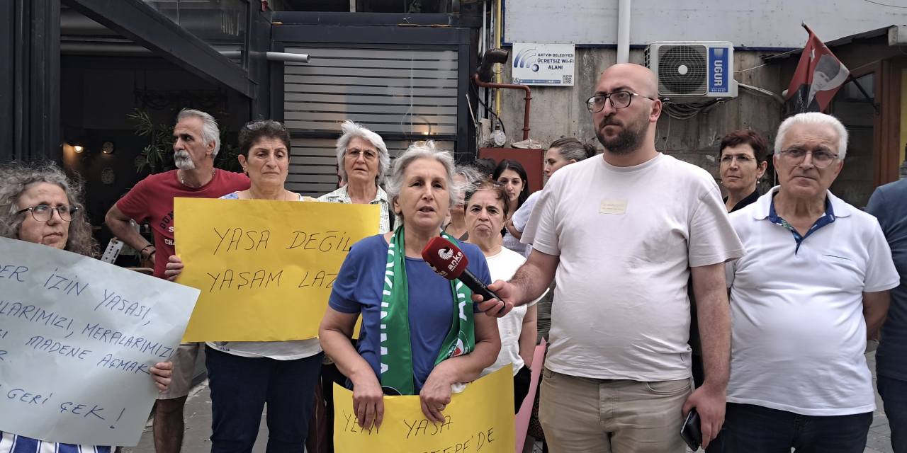 Artvin'de 'maden yasası' protestosu: Ülkenin yok olması anlamına gelir!