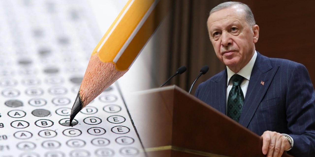 LGS devam ederken sorular paylaşıldı Erdoğan yine  görmezden geldi! "Çamur at izi kalsın"