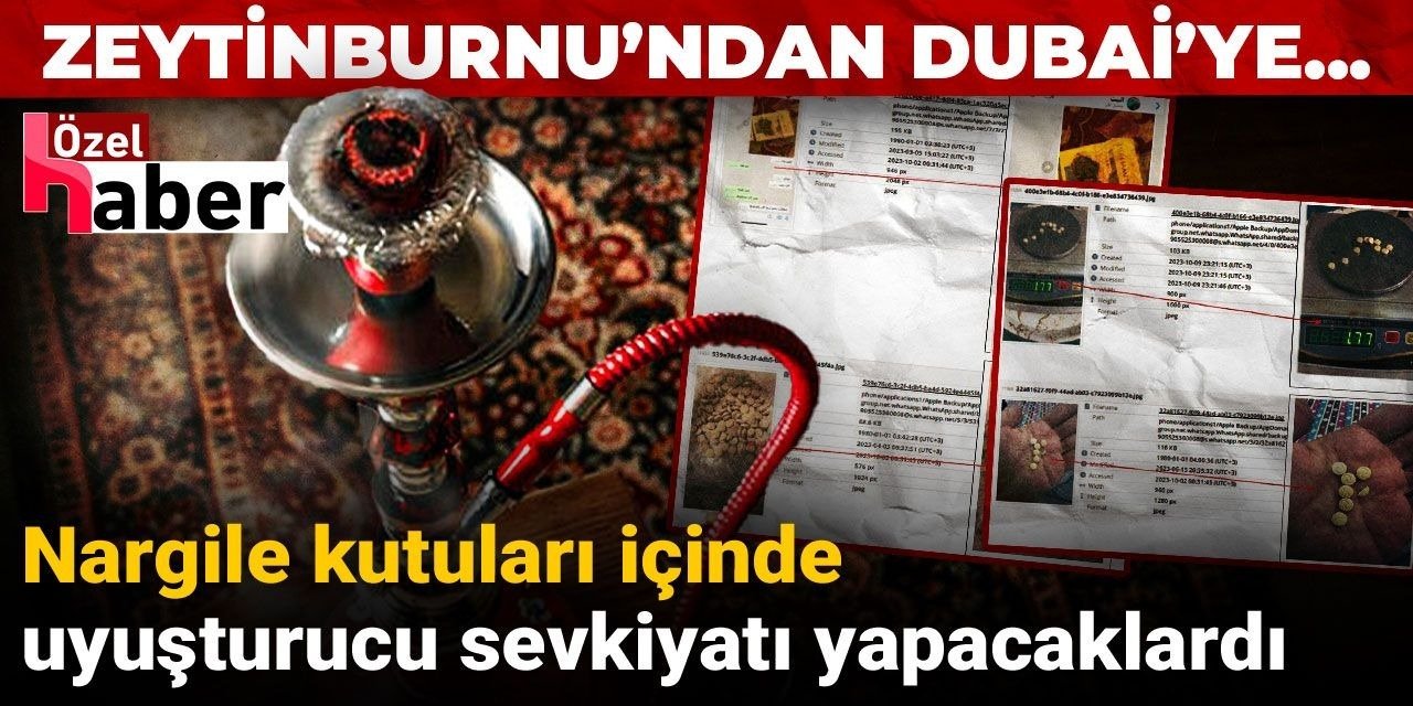 Zeytinburnu’ndan Dubai’ye nargile malzemeleri içinde captagon sevkiyatı yapacaklardı!