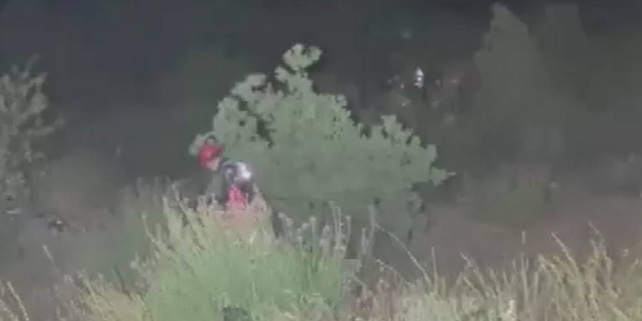 Motosikletten savruldu: 35 metrelik uçuruma yuvarlandı