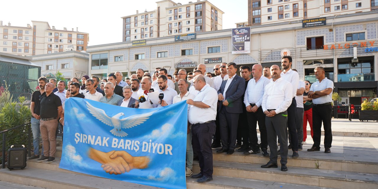 64 sivil toplum kuruluşu barış için bir araya geldi
