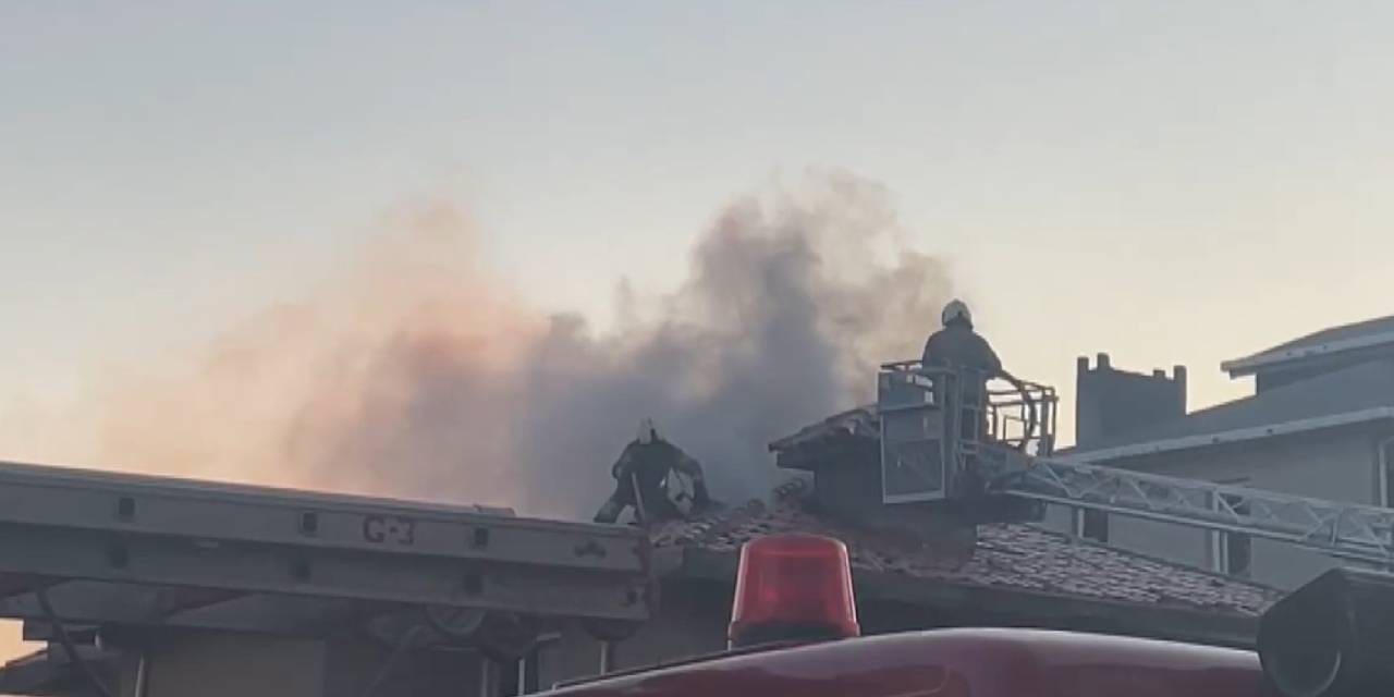 Mangal keyfi kötü bitti! Çatı alevlere teslim