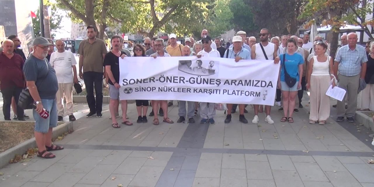 Nükleer santrallere karşı eylem için gittikleri Sinop’ta dalgalara kapılarak hayatını kaybeden 3 kişi anıldı