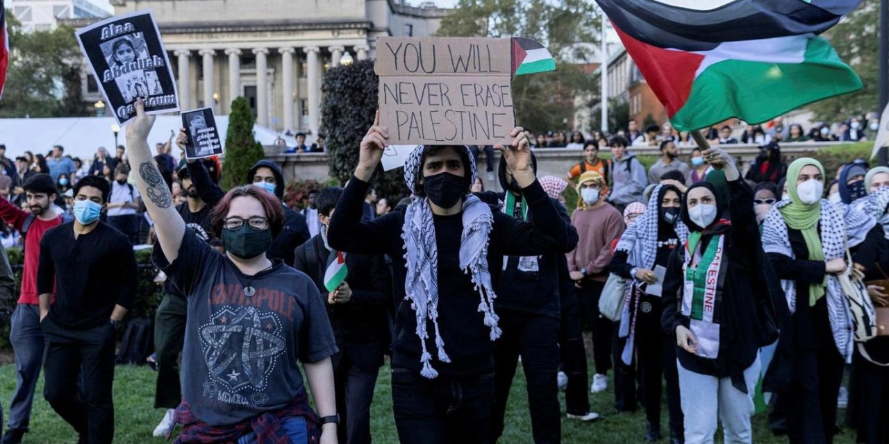 Filistin protestocularına sert ceza: Bazı öğrenciler okuldan atıldı