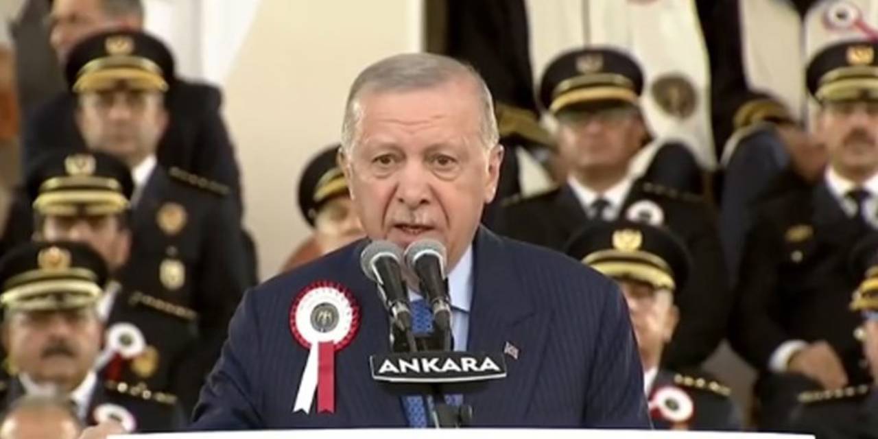 Erdoğan Polis Akademisi Töreni'nde CHP'yi hedef aldı