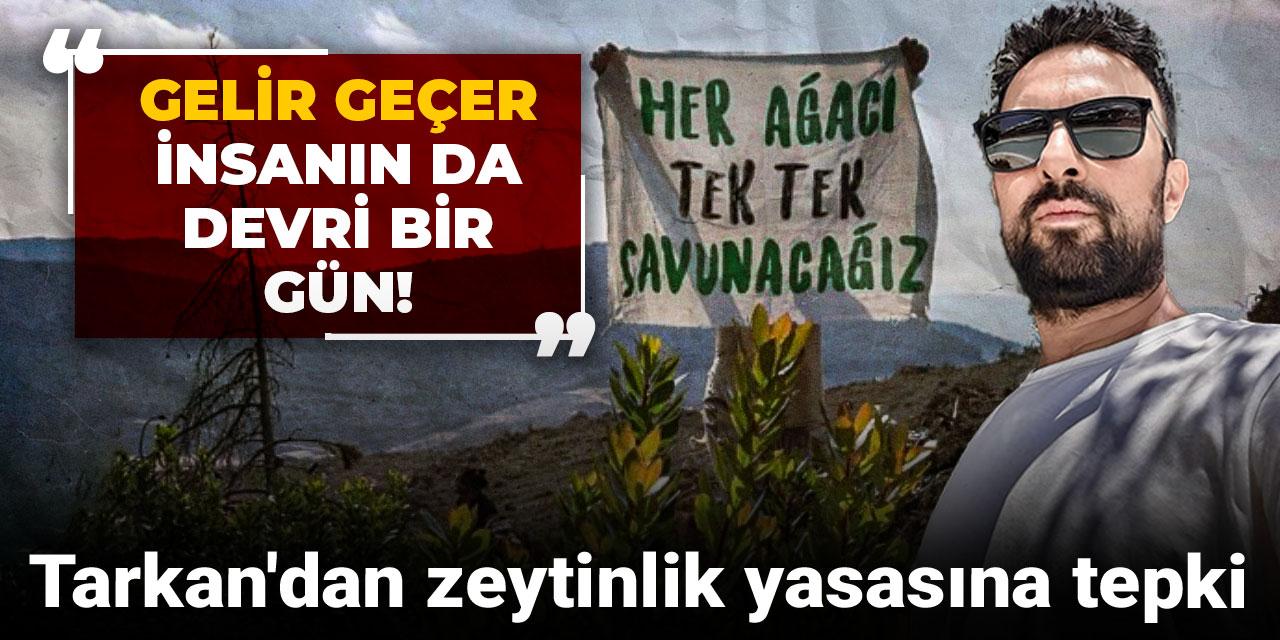 Tarkan'dan zeytinlik yasasına tepki: Gelir geçer insanın da devri bir gün!