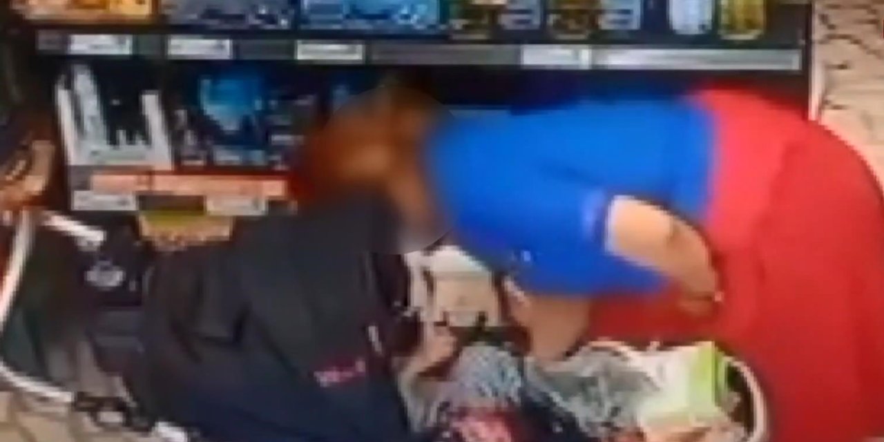 Markette bebek arabalı hırsızlık kamerada! Ne bulduysa doldurdu