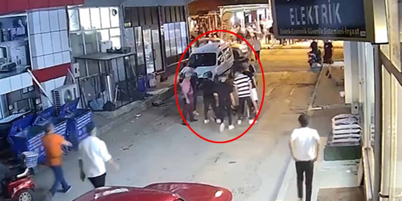 Alacak verecek kavgasında tekme ve yumruklar konuştu