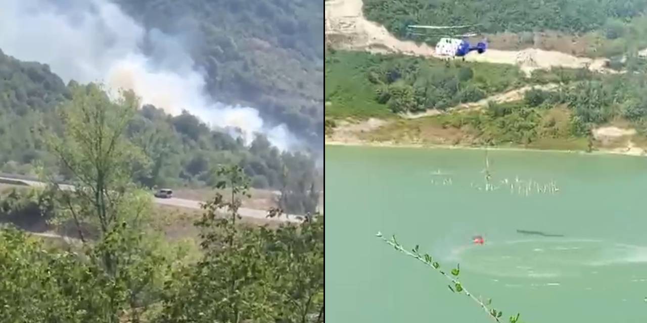 Bartın'da orman yangını faciaya dönüşmeden söndürüldü